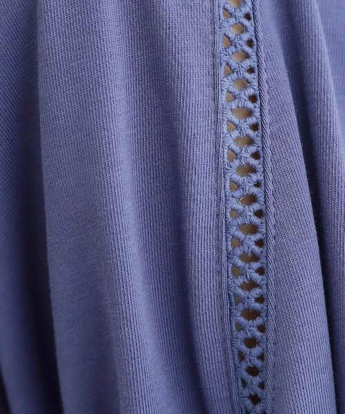 grove / グローブ カットソー | 【接触冷感・UVカットetc】レース切替え袖ねじりプルオーバー | 詳細12