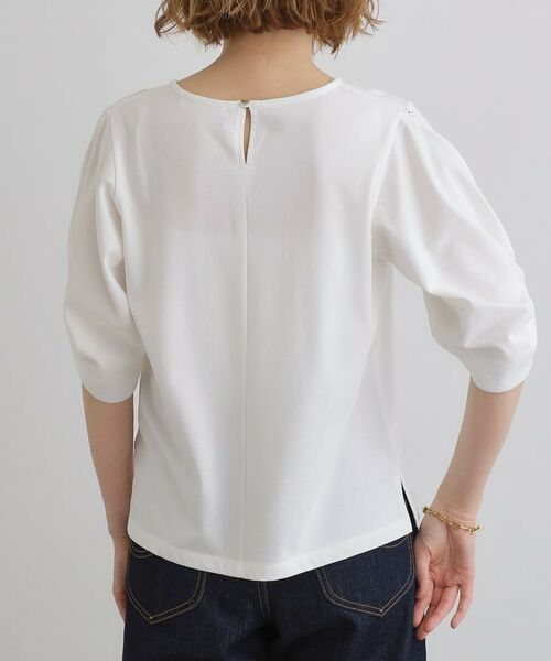 grove / グローブ カットソー | 【接触冷感・UVカットetc】レース切替え袖ねじりプルオーバー | 詳細15