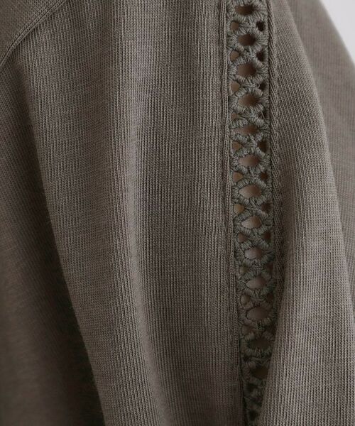 grove / グローブ カットソー | 【接触冷感・UVカットetc】レース切替え袖ねじりプルオーバー | 詳細8