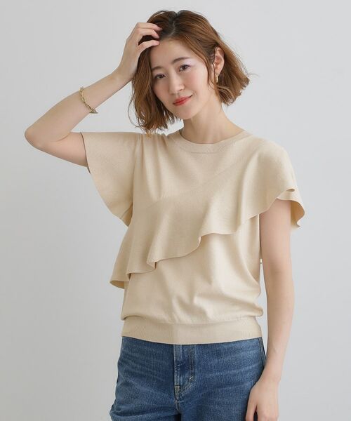 grove / グローブ ニット・セーター | アシメフレアニットプルオーバー | 詳細1