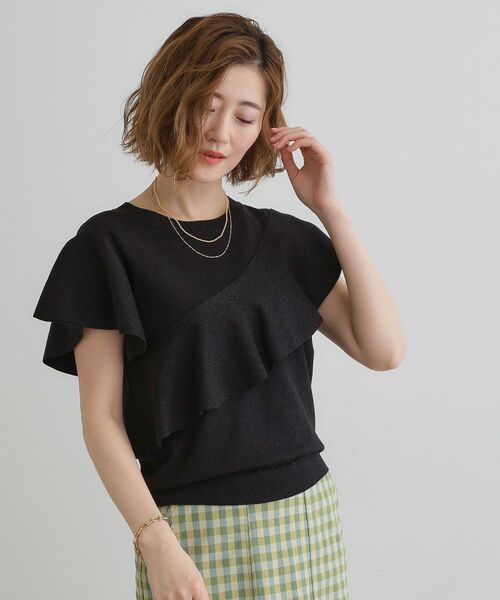 grove / グローブ ニット・セーター | アシメフレアニットプルオーバー | 詳細10