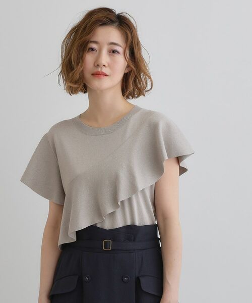 grove / グローブ ニット・セーター | アシメフレアニットプルオーバー | 詳細5