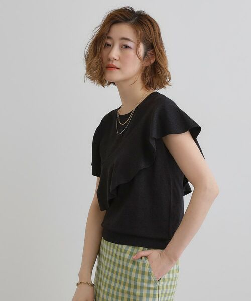 grove / グローブ ニット・セーター | アシメフレアニットプルオーバー | 詳細9