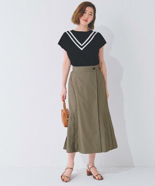 grove / グローブ ニット・セーター | 繊細な透かし編みが上品な大人のチルデンニット | 詳細9