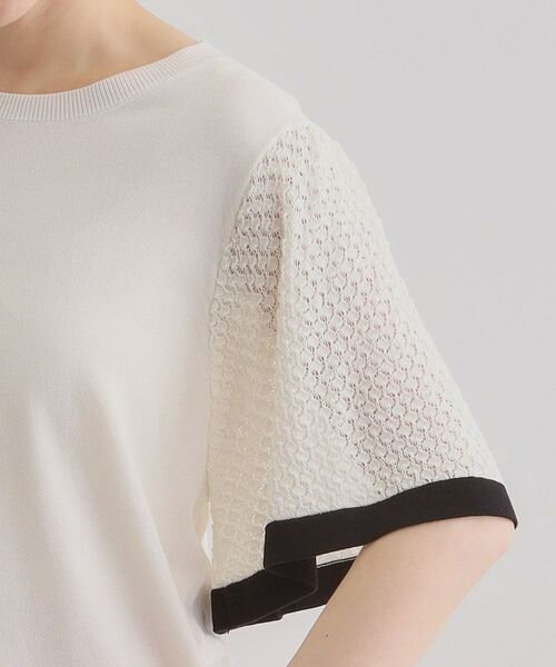 grove / グローブ ニット・セーター | 袖透かし編みフレアースリーブニット | 詳細22