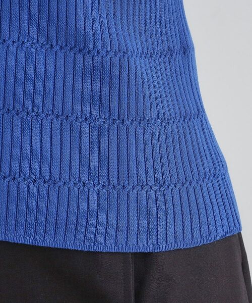 grove / グローブ ニット・セーター | 地柄ボーダーリブニットプルオーバー | 詳細18