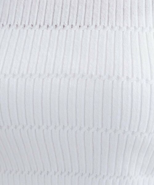 grove / グローブ ニット・セーター | 地柄ボーダーリブニットプルオーバー | 詳細8