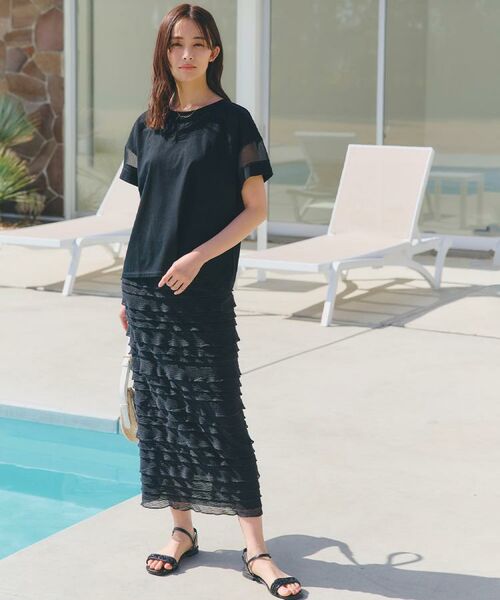 grove / グローブ Tシャツ | 【UVカット・接触冷感】シアードッキングTシャツ | 詳細8