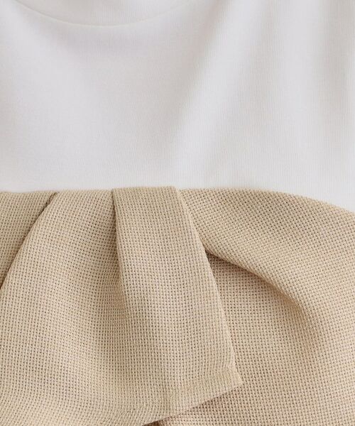 grove / グローブ カットソー | 【大人のリゾートスタイル/SETUP】麻調ビスチェドッキングT | 詳細11