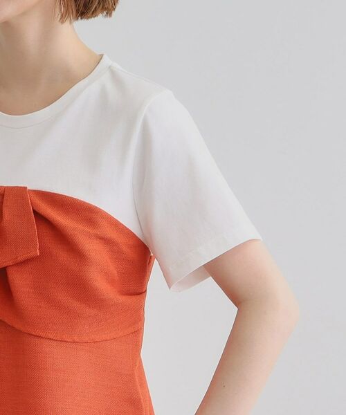 grove / グローブ カットソー | 【大人のリゾートスタイル/SETUP】麻調ビスチェドッキングT | 詳細21