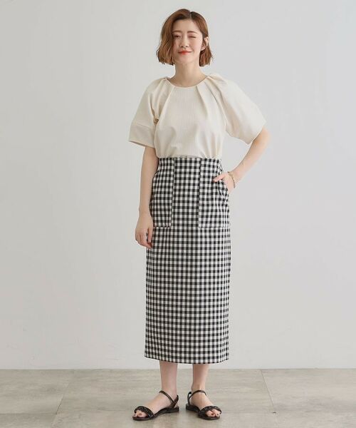 grove / グローブ カットソー | 楽してきまる ランタンスリーブプルオーバー | 詳細3