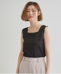 grove / グローブ キャミソール・チューブトップ | ジャカードスクエアネックタンク