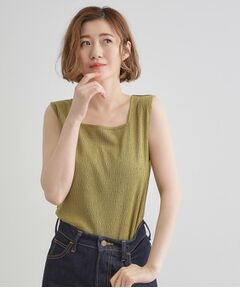 grove / グローブ キャミソール・チューブトップ | ジャカードスクエアネックタンク