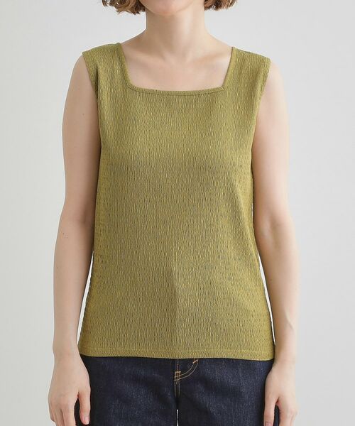 grove / グローブ キャミソール・チューブトップ | ジャカードスクエアネックタンク | 詳細13