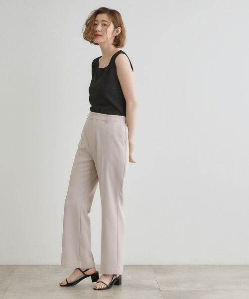 grove / グローブ キャミソール・チューブトップ | ジャカードスクエアネックタンク | 詳細2