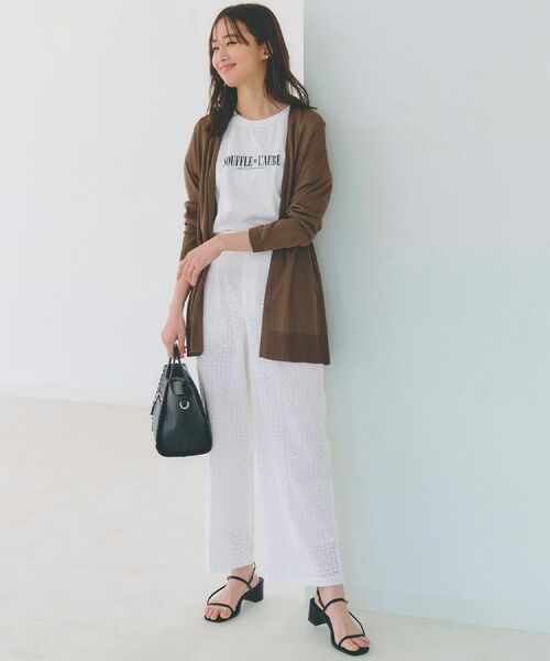 grove / グローブ カーディガン・ボレロ | 【接触冷感/UVカットetc】夏に嬉しい機能付き！ベーシックロングカーディガン | 詳細16
