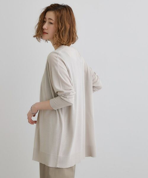 grove / グローブ カーディガン・ボレロ | 【接触冷感/UVカットetc】夏に嬉しい機能付き！ベーシックロングカーディガン | 詳細19