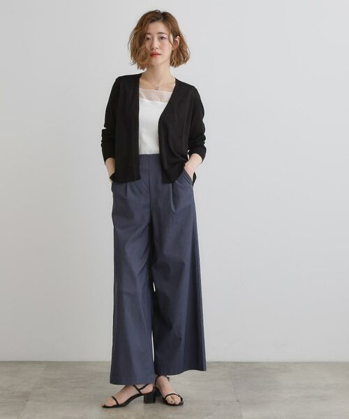 grove / グローブ カーディガン・ボレロ | 【接触冷感/UVカットetc】夏に嬉しい機能付き！ベーシックショートカーディガン | 詳細11