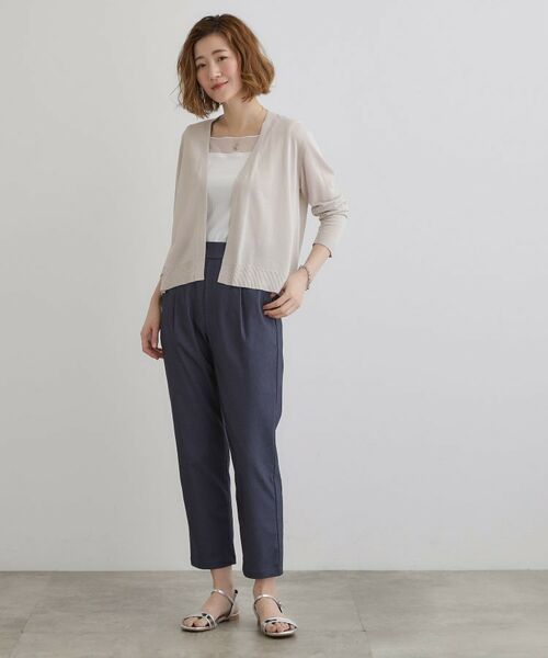 grove / グローブ カーディガン・ボレロ | 【接触冷感/UVカットetc】夏に嬉しい機能付き！ベーシックショートカーディガン | 詳細19