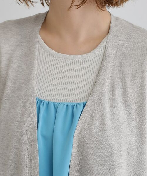 grove / グローブ カーディガン・ボレロ | 【接触冷感/UVカットetc】夏に嬉しい機能付き！ベーシックショートカーディガン | 詳細24