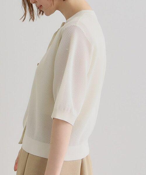 grove / グローブ カーディガン・ボレロ | 1枚でも映える上品メッシュカーディガン | 詳細16