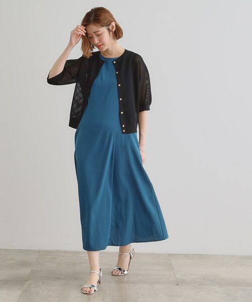 grove / グローブ カーディガン・ボレロ | 1枚でも映える上品メッシュカーディガン | 詳細9