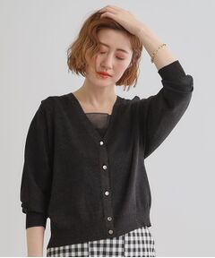 grove / グローブ カーディガン・ボレロ | 【UV／冷感／抗ピル】ラメドルマンカーディガン
