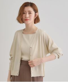 grove / グローブ カーディガン・ボレロ | 【UV／冷感／抗ピル】ラメドルマンカーディガン