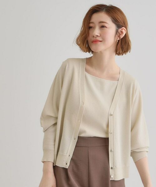 grove / グローブ カーディガン・ボレロ | 【UV／冷感／抗ピル】ラメドルマンカーディガン | 詳細10