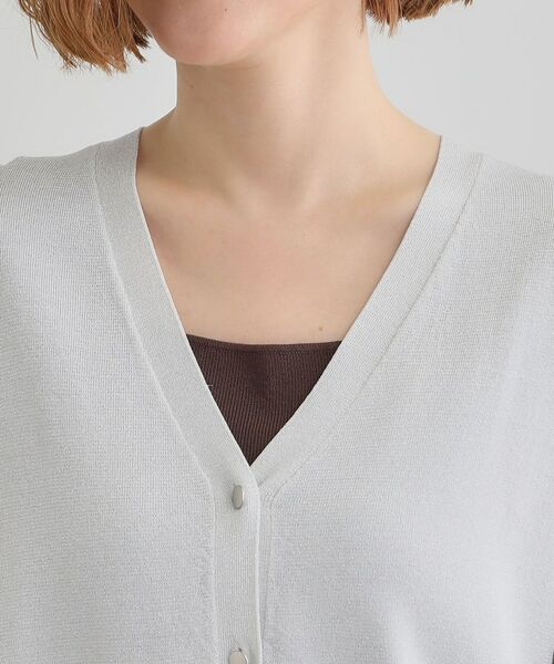 grove / グローブ カーディガン・ボレロ | 【UV／冷感／抗ピル】ラメドルマンカーディガン | 詳細16