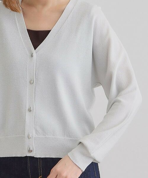 grove / グローブ カーディガン・ボレロ | 【UV／冷感／抗ピル】ラメドルマンカーディガン | 詳細17