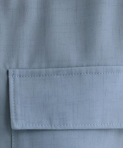 grove / グローブ レザーブルゾン・ジャケット | 麻調ノーカラーシアーブルゾン | 詳細12