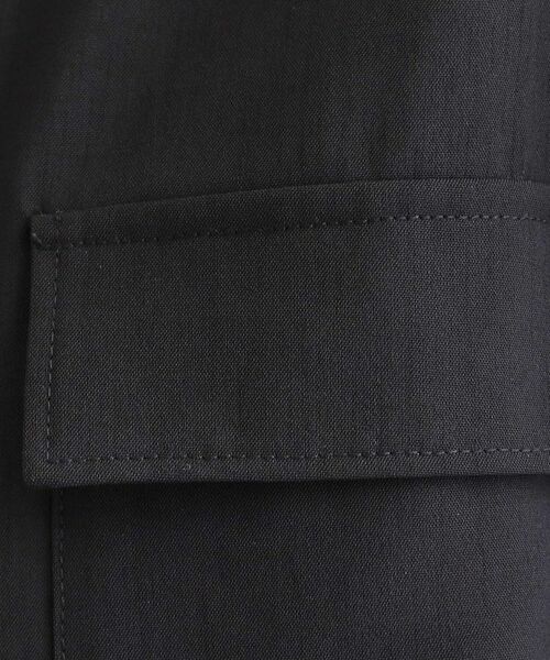 grove / グローブ レザーブルゾン・ジャケット | 麻調ノーカラーシアーブルゾン | 詳細8