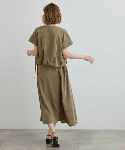 grove / グローブ ロング・マキシ丈ワンピース | 【品よく着こなす、大人のワークスタイル】ワークジャケット×ワンピースセット | 詳細10