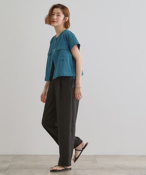 grove / グローブ ロング・マキシ丈ワンピース | 【品よく着こなす、大人のワークスタイル】ワークジャケット×ワンピースセット | 詳細19