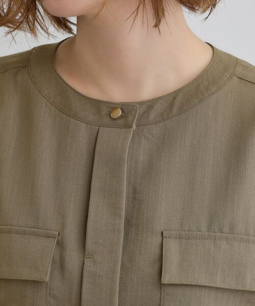 grove / グローブ ロング・マキシ丈ワンピース | 【品よく着こなす、大人のワークスタイル】ワークジャケット×ワンピースセット | 詳細26