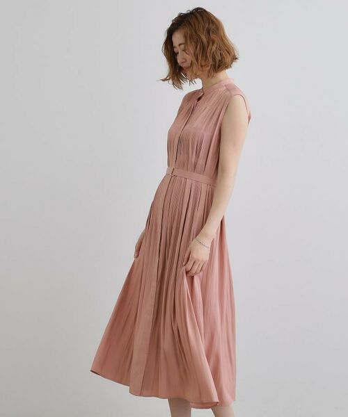 grove / グローブ ロング・マキシ丈ワンピース | 贅沢プリーツが華やかなシャンブレープリーツワンピース | 詳細10