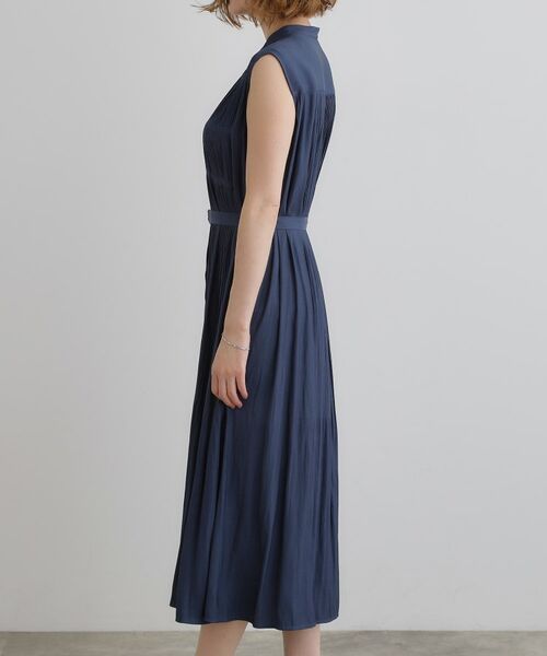grove / グローブ ロング・マキシ丈ワンピース | 贅沢プリーツが華やかなシャンブレープリーツワンピース | 詳細18
