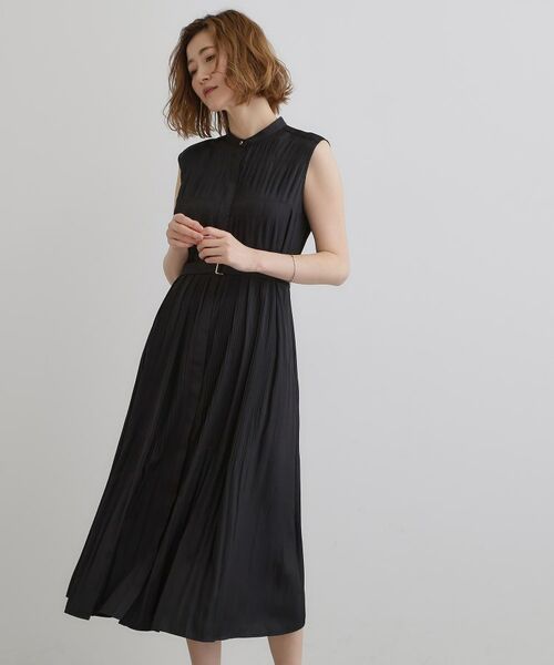 grove / グローブ ロング・マキシ丈ワンピース | 贅沢プリーツが華やかなシャンブレープリーツワンピース | 詳細2