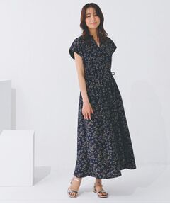 grove / グローブ ロング・マキシ丈ワンピース | 【晴れの日も雨の日も】撥水タックワンピース