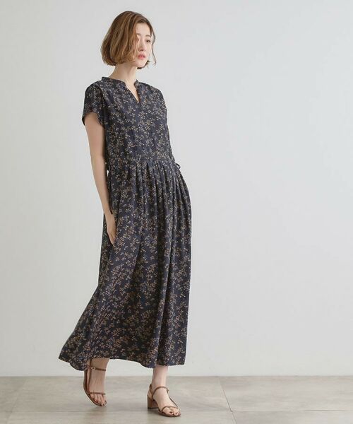 grove / グローブ ロング・マキシ丈ワンピース | 【晴れの日も雨の日も】撥水タックワンピース | 詳細11