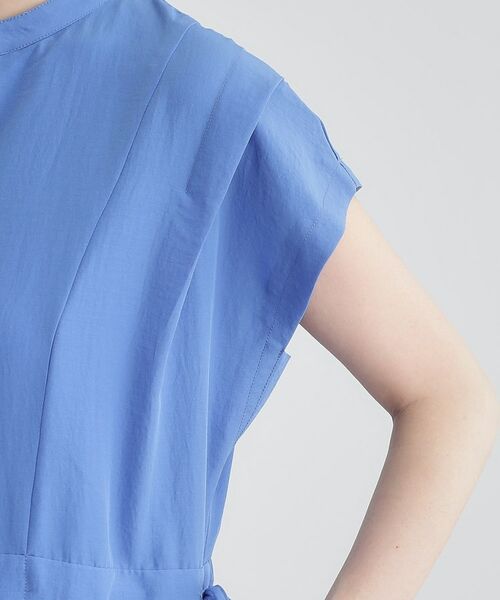 grove / グローブ ロング・マキシ丈ワンピース | 【晴れの日も雨の日も】撥水タックワンピース | 詳細17