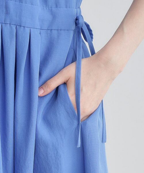 grove / グローブ ロング・マキシ丈ワンピース | 【晴れの日も雨の日も】撥水タックワンピース | 詳細18
