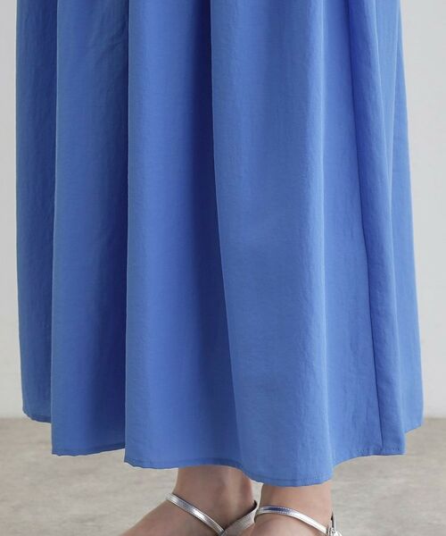 grove / グローブ ロング・マキシ丈ワンピース | 【晴れの日も雨の日も】撥水タックワンピース | 詳細19