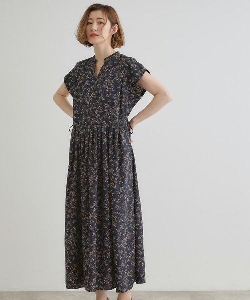 grove / グローブ ロング・マキシ丈ワンピース | 【晴れの日も雨の日も】撥水タックワンピース | 詳細9