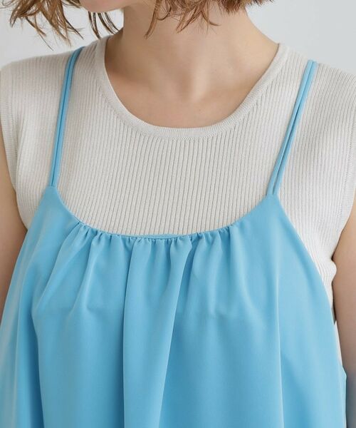 grove / グローブ ワンピース | たっぷりギャザーが揺れる、華やかなキャミワンピース | 詳細13