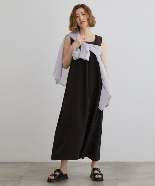 grove / グローブ ワンピース | たっぷりギャザーが揺れる、華やかなキャミワンピース | 詳細3