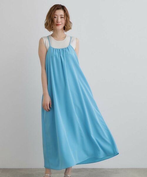 grove / グローブ ワンピース | たっぷりギャザーが揺れる、華やかなキャミワンピース | 詳細6