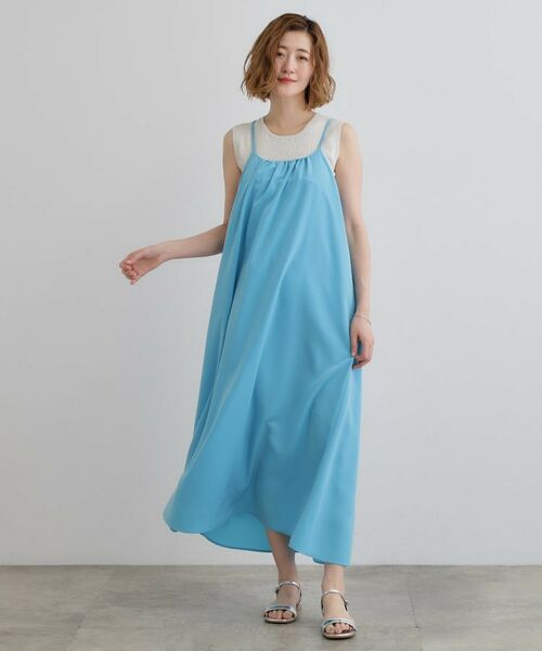 grove / グローブ ワンピース | たっぷりギャザーが揺れる、華やかなキャミワンピース | 詳細7