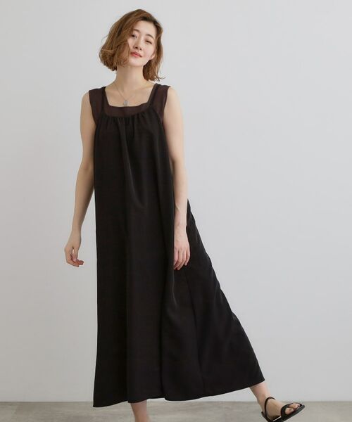 grove/グローブ マキシキャミワンピース ブラック(019) 03(L) grove/グローブ マキシキャミワンピース ブラック(019) 03(L)
